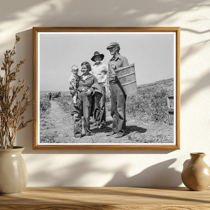 Oklahoma Drought Refugees in California Pea Fields 1937 - Available at KNOWOL