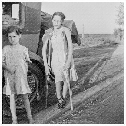 Oklahoma Drought Refugees on Highway California 1935 - Available at KNOWOL