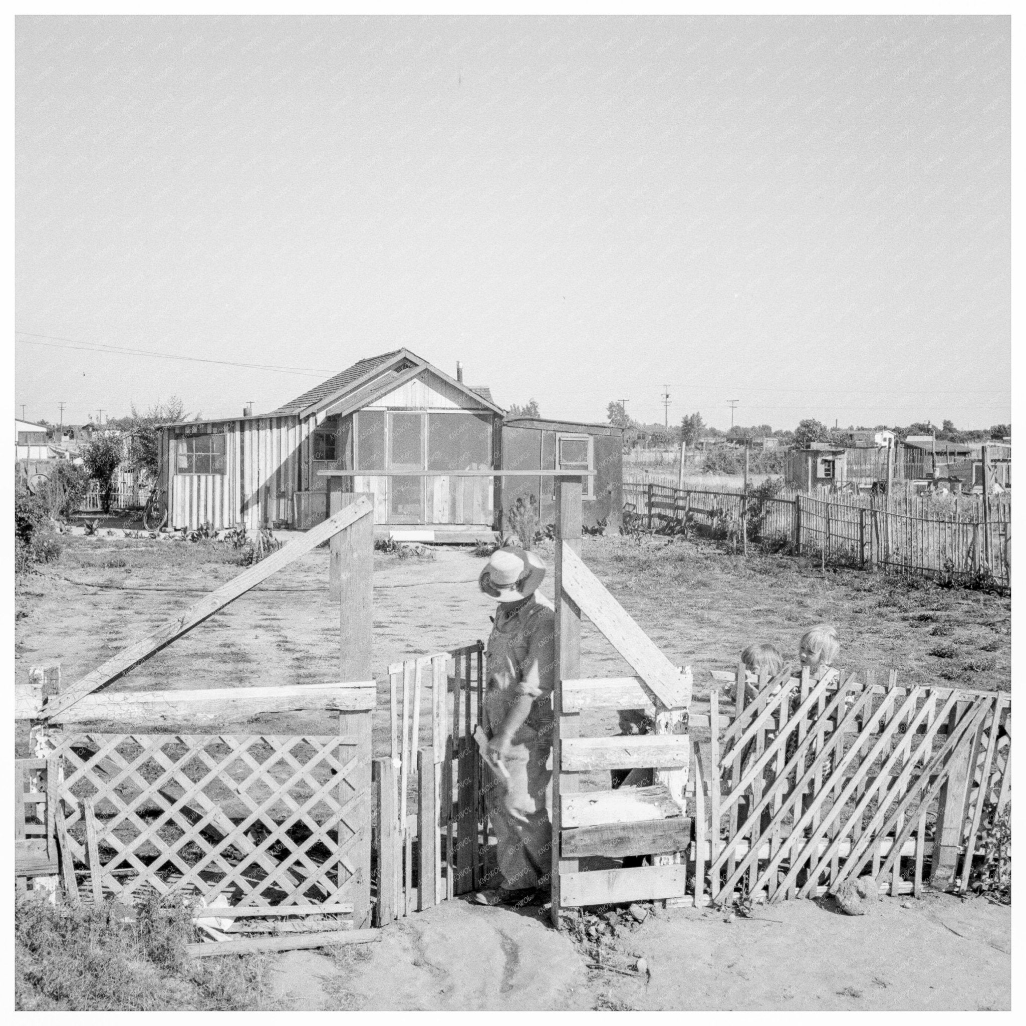 Oklahoma Family in Migrant Camp California 1939 - Available at KNOWOL