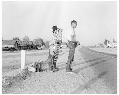 Oklahoma Farm Family Abandoned Car California 1936 - Available at KNOWOL