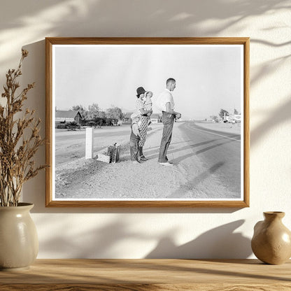 Oklahoma Farm Family Abandoned Car California 1936 - Available at KNOWOL