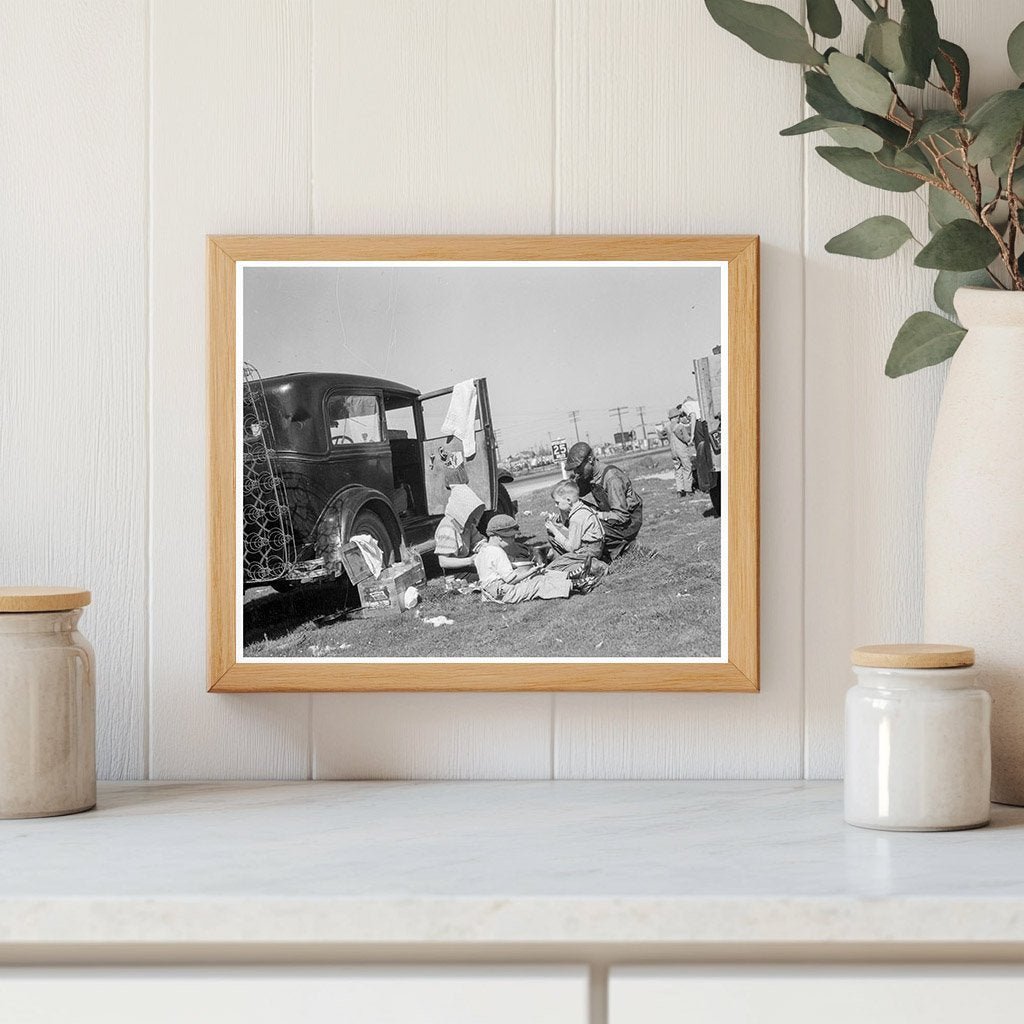 Oklahomans Traveling Highway in California February 1937 - Available at KNOWOL