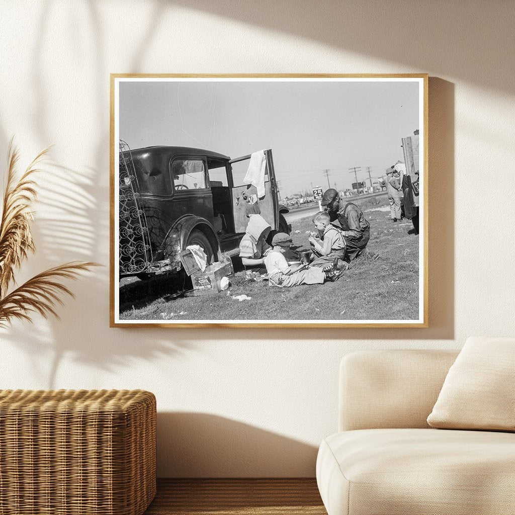 Oklahomans Traveling Highway in California February 1937 - Available at KNOWOL