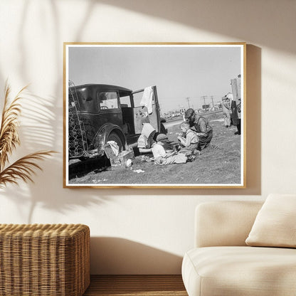 Oklahomans Traveling Highway in California February 1937 - Available at KNOWOL