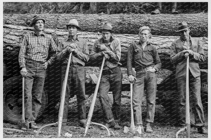 Ola Sawmill Co - op Members Gem County Idaho 1939 - Available at KNOWOL