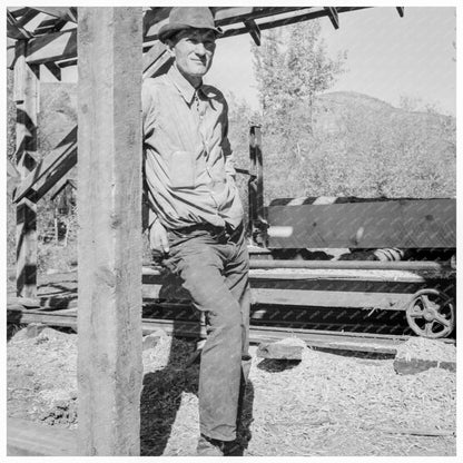 Ola Sawmill Cooperative Workers Idaho 1939 - Available at KNOWOL