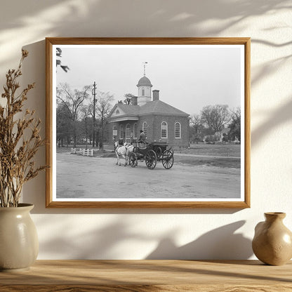 Old Courthouse Williamsburg Virginia 1943 Image - Available at KNOWOL