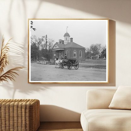 Old Courthouse Williamsburg Virginia 1943 Image - Available at KNOWOL