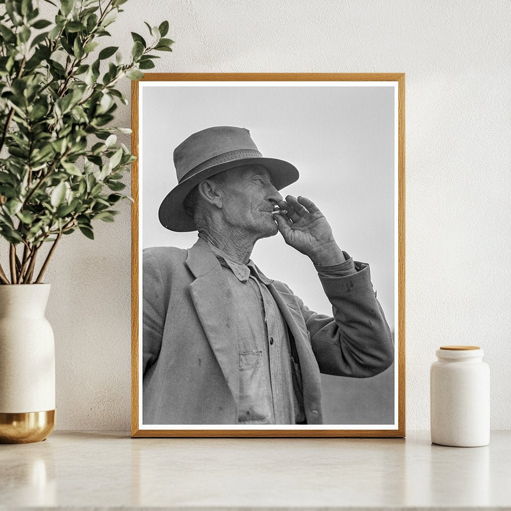 One - Eye Charlie in Pea Fields San Luis Obispo 1936 - Available at KNOWOL