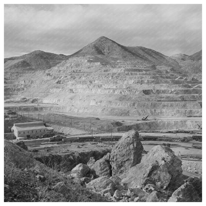 Open - Pit Copper Mine Morenci Arizona Early 20th Century - Available at KNOWOL