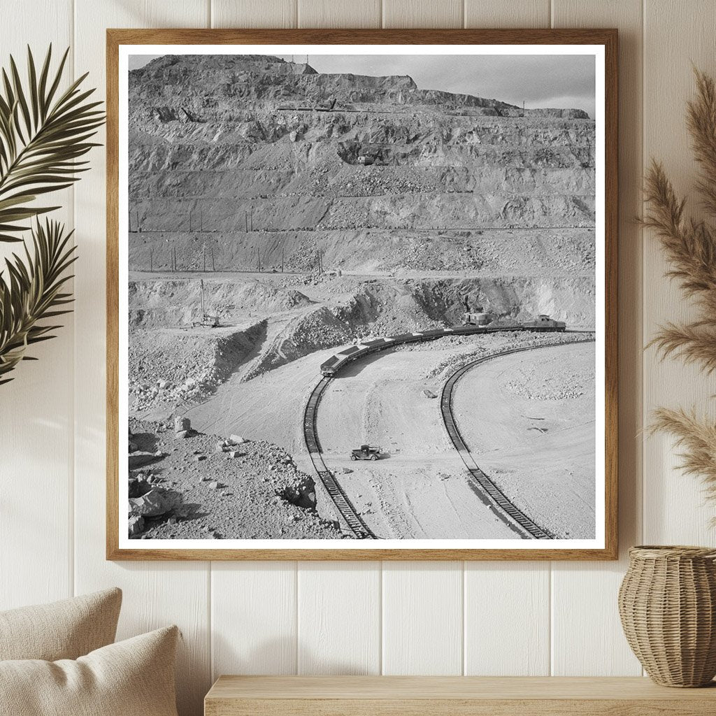 Ore Train Loading at Morenci Copper Mine 1960 - Available at KNOWOL