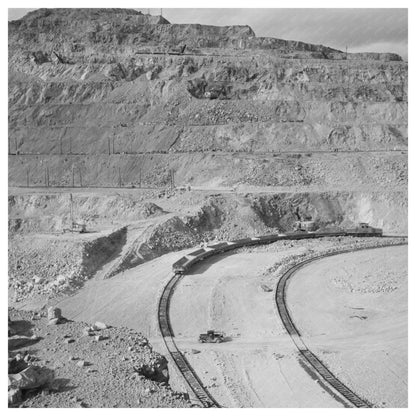 Ore Train Loading at Morenci Copper Mine 1960 - Available at KNOWOL