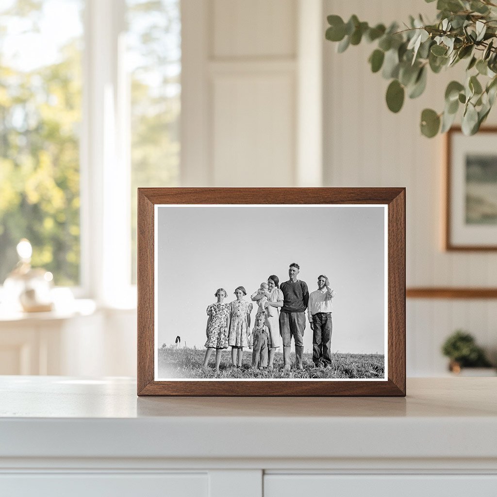 Oregon Farming Family October 1939 Malheur County Image - Available at KNOWOL