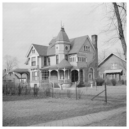 Ottawa Illinois House April 1937 Vintage Photograph - Available at KNOWOL