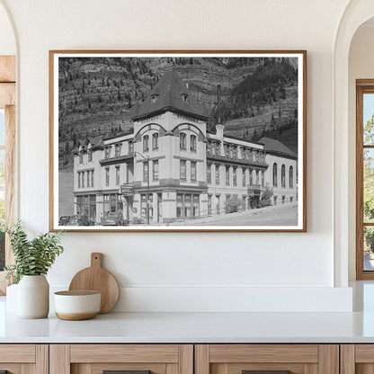 Ouray Colorado Hotel Historical Photo September 1940 - Available at KNOWOL