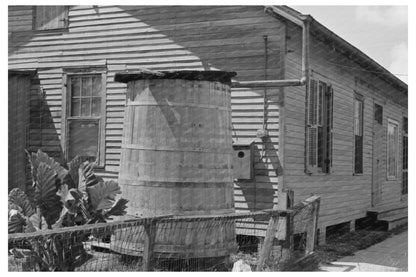 Outdoor Cistern Near River Road Destrehan Louisiana 1938 - Available at KNOWOL