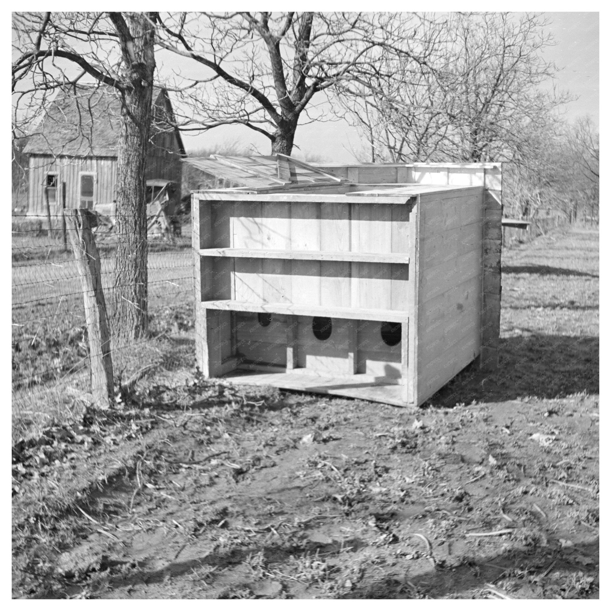 Overturned Privy Flooding Posey County Indiana 1937 - Available at KNOWOL