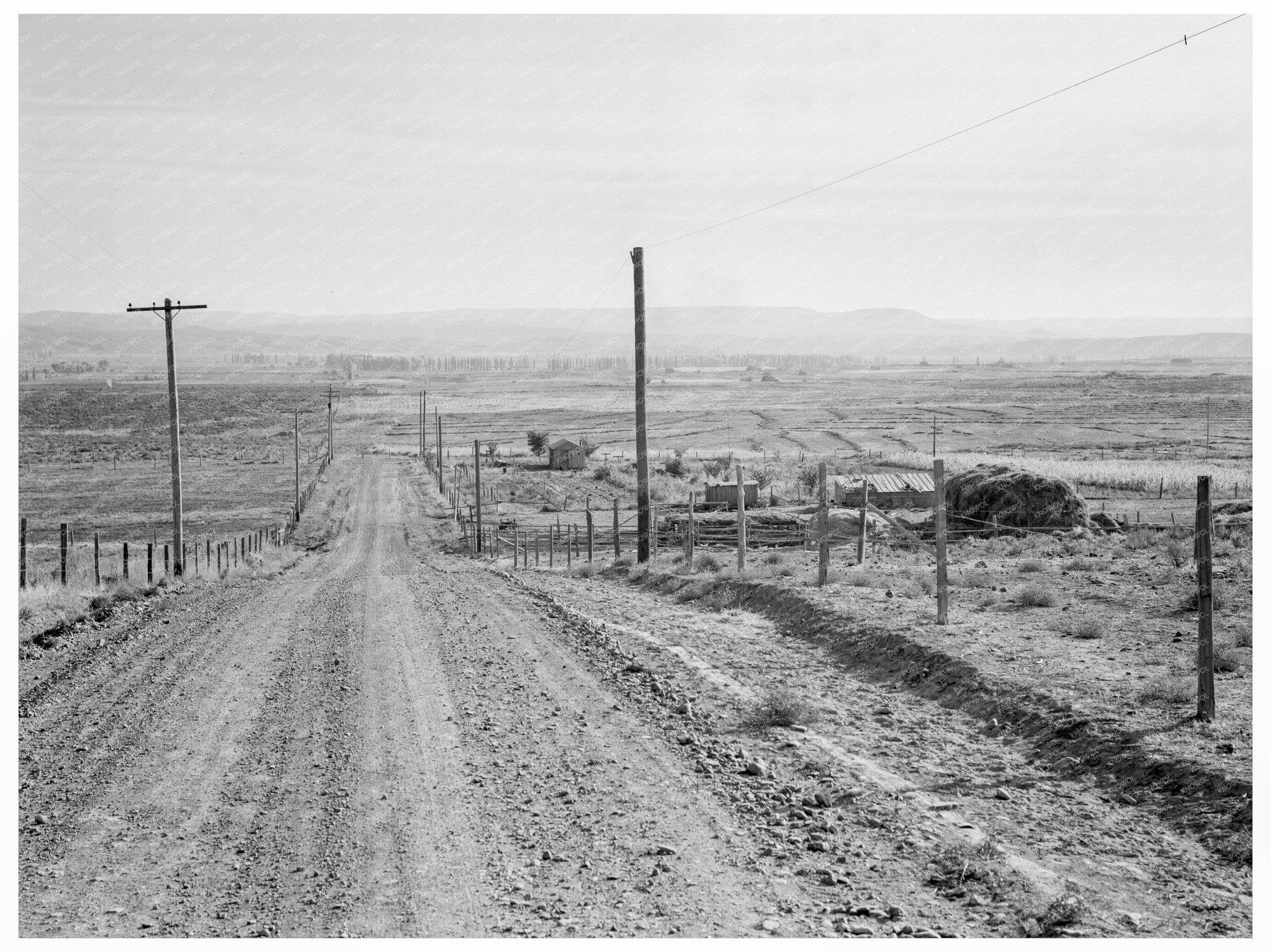 Owyhee Project Landscape Malheur County Oregon 1939 - Available at KNOWOL