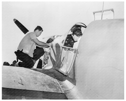 P - 51 Mustang Final Inspection Inglewood 1942 - Available at KNOWOL