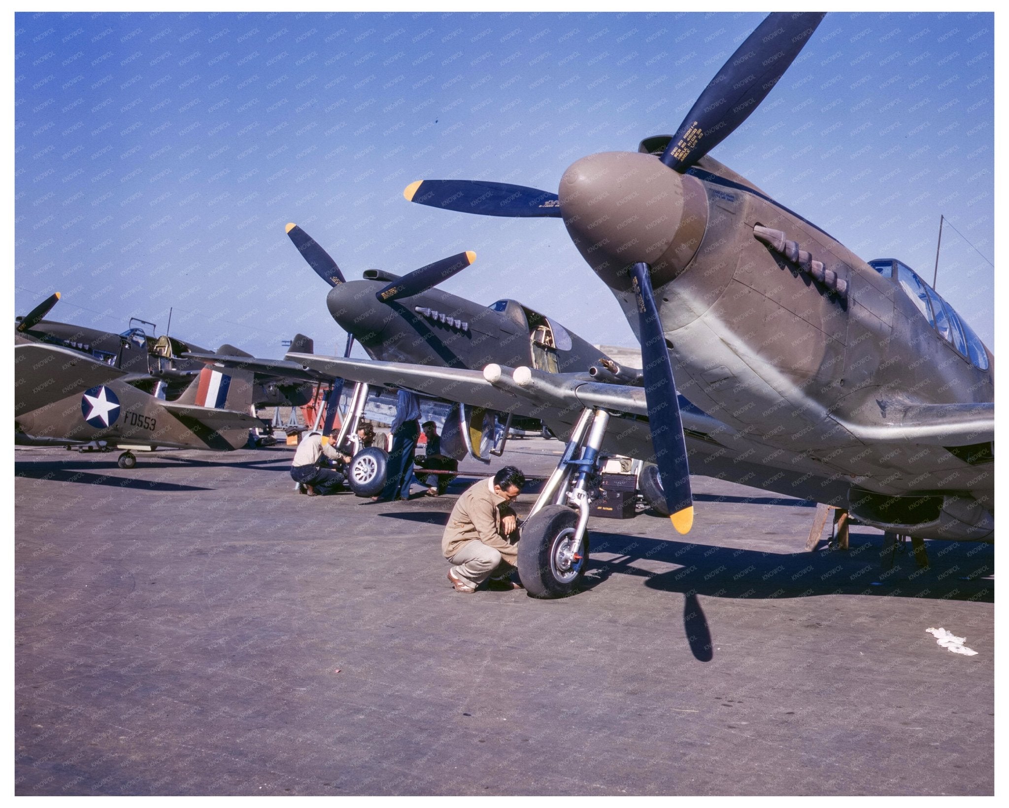 P - 51 Mustang Test Flights at North American Aviation 1942 - Available at KNOWOL