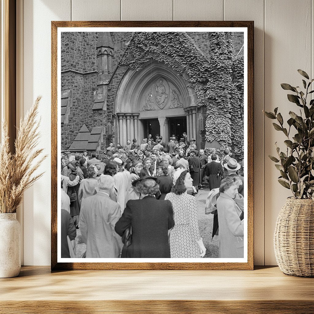 Packer Memorial Chapel Entrance Bethlehem 1944 - Available at KNOWOL