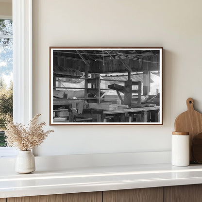 Packing Shed of Fruit Farmer Placer County California 1940 - Available at KNOWOL