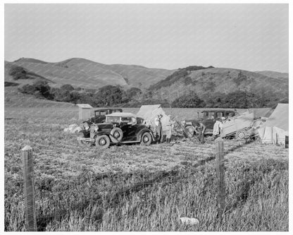 Pea Pickers Camp San Jose California 1937 - Available at KNOWOL