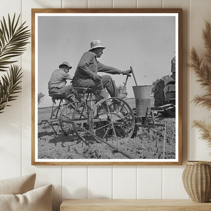 Peanut Planting in Merced County California May 1942 - Available at KNOWOL