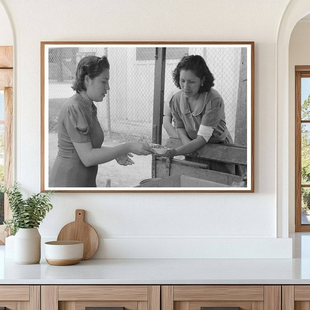 Pecan Sheller Buying Fried Beans San Antonio 1939 - Available at KNOWOL