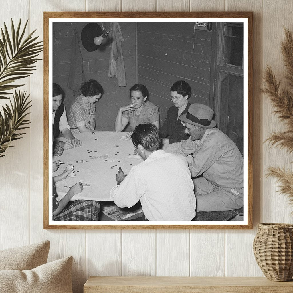 Penny - Ante Game in Louisiana General Store 1938 - Available at KNOWOL