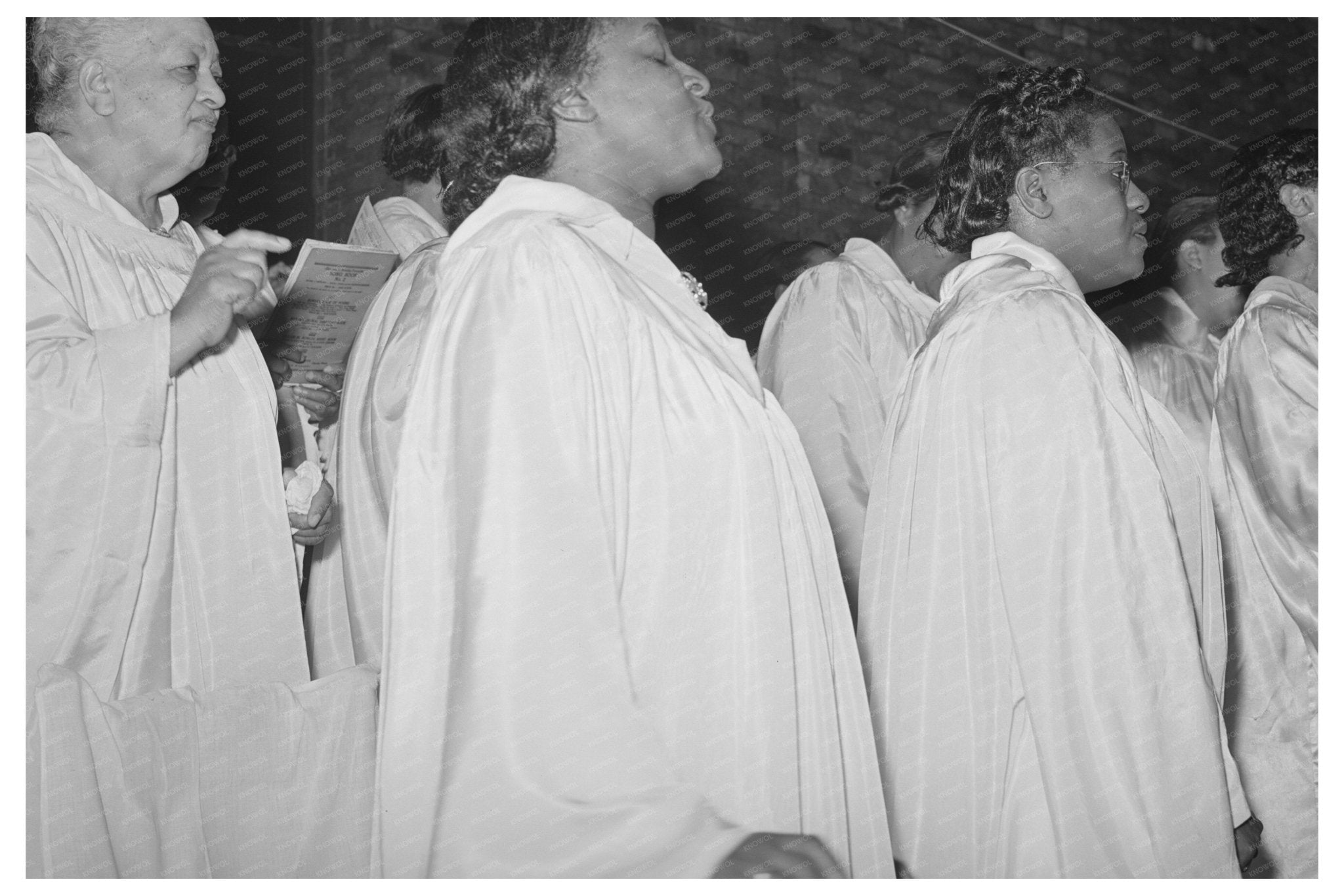 Pentecostal Choir Members Chicago 1941 Vintage Photo - Available at KNOWOL