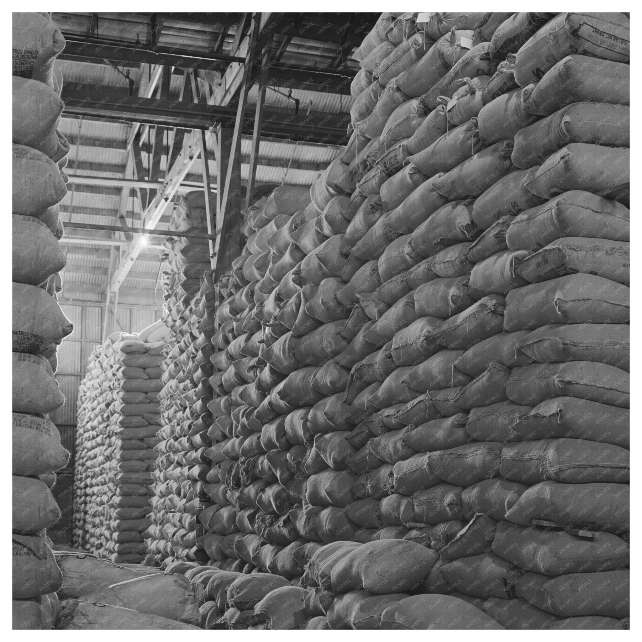 Petaluma Feed Warehouse California January 1942 - Available at KNOWOL