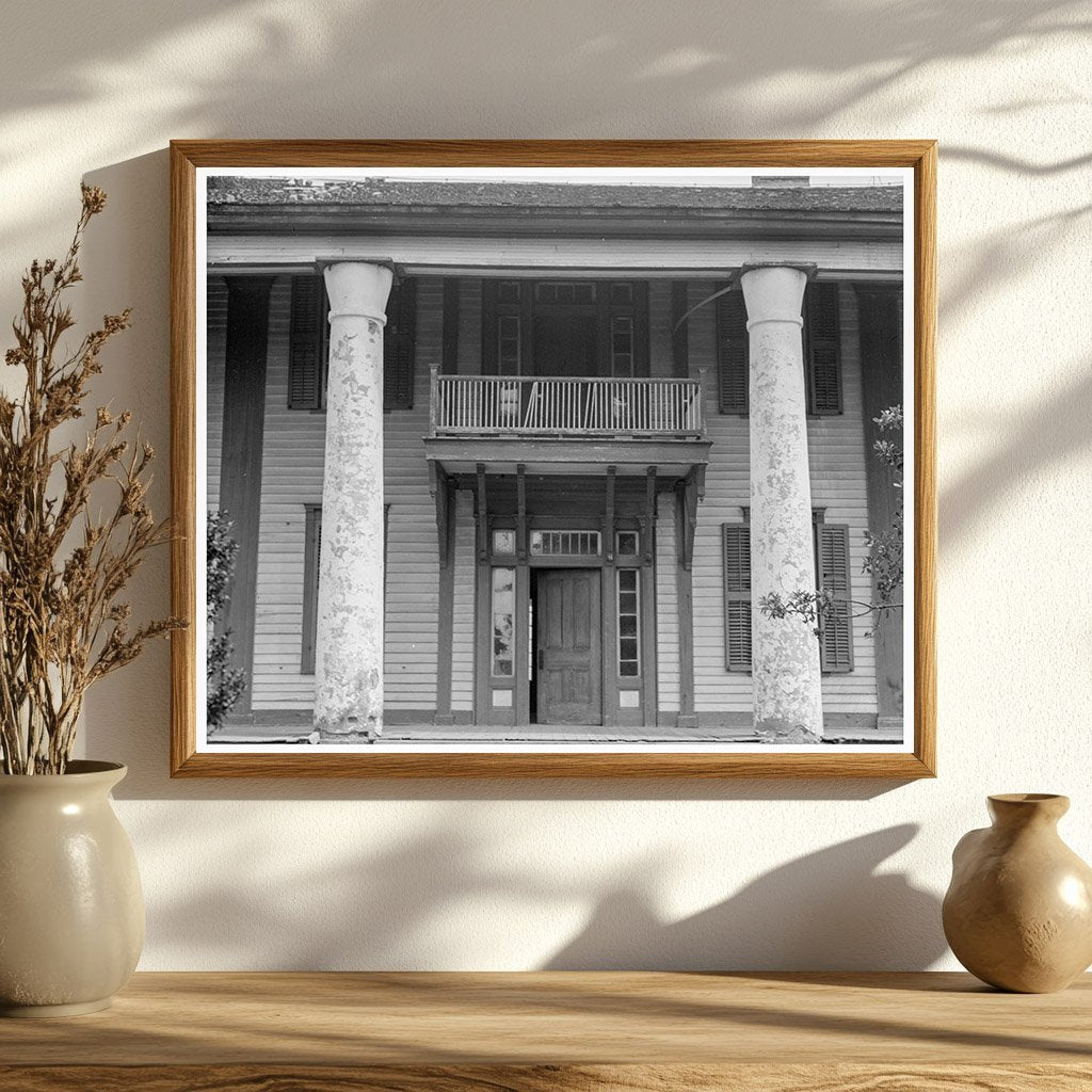 Pharr Plantation House Georgia 1937 Vintage Photograph - Available at KNOWOL