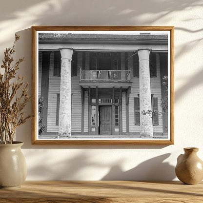 Pharr Plantation House Georgia 1937 Vintage Photograph - Available at KNOWOL