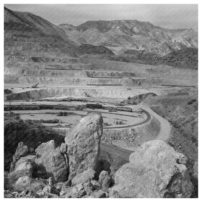 Phelps - Dodge Copper Mining Operations Morenci Arizona 1942 - Available at KNOWOL