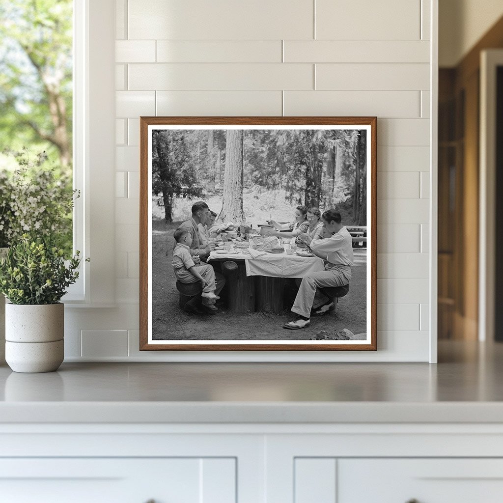 Picnickers Enjoying a City Park in Klamath Falls 1942 - Available at KNOWOL