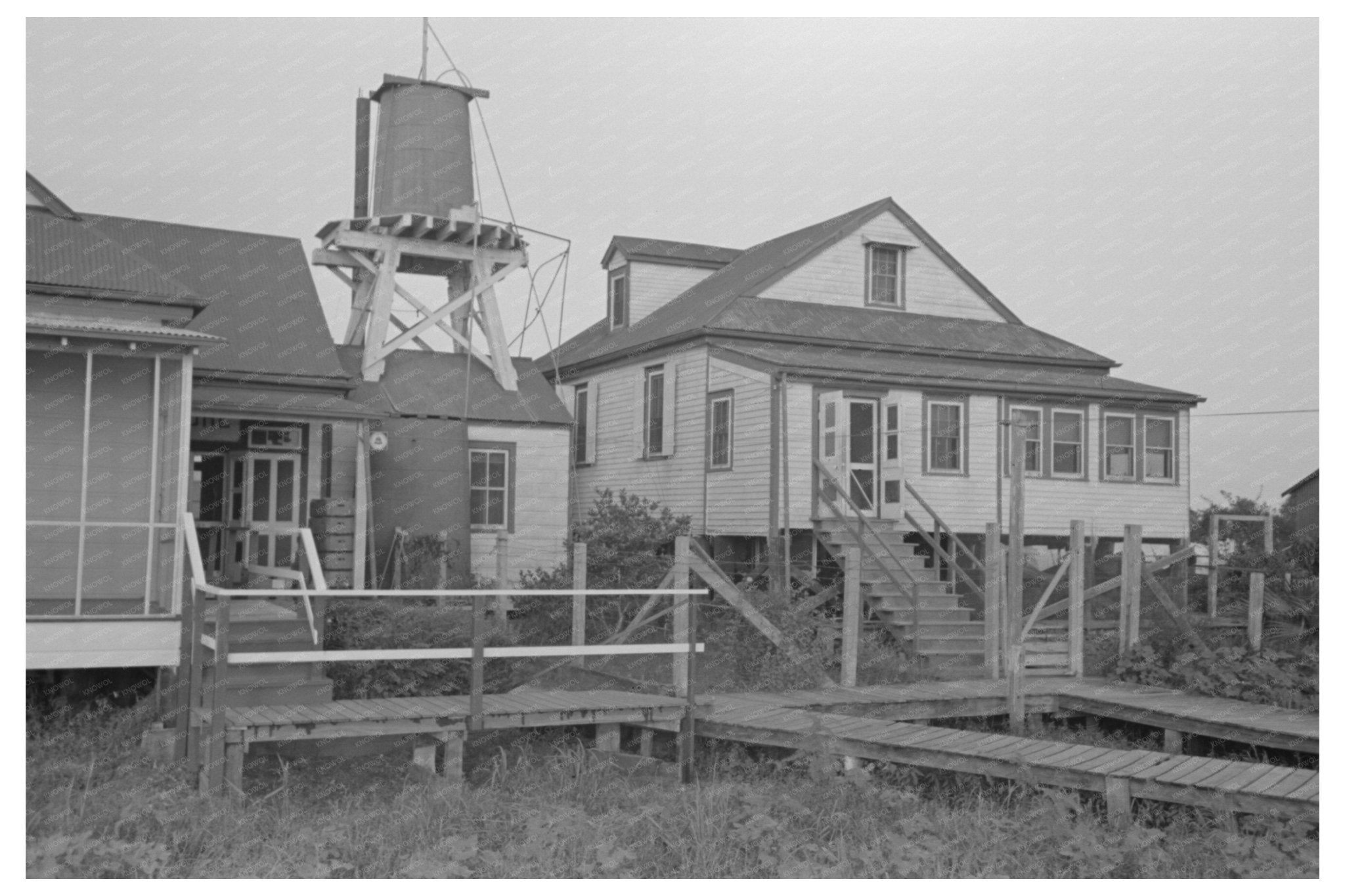 Pilottown Louisiana Waterfront Image September 1938 - Available at KNOWOL