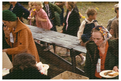 Pinto Beans Served at Pie Town Fair 1940 - Available at KNOWOL