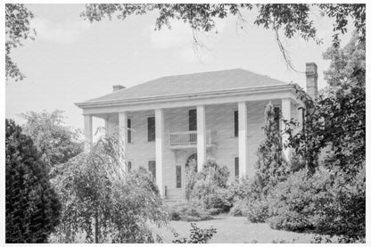 Plantation Owners Home Marshallville Georgia 1937 - Available at KNOWOL