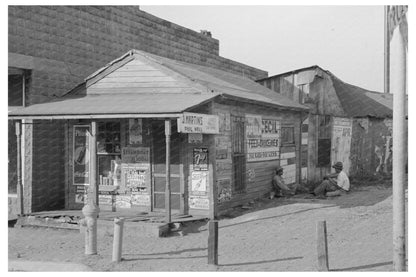 Pool Hall in Steele Missouri August 1938 Vintage Photo - Available at KNOWOL