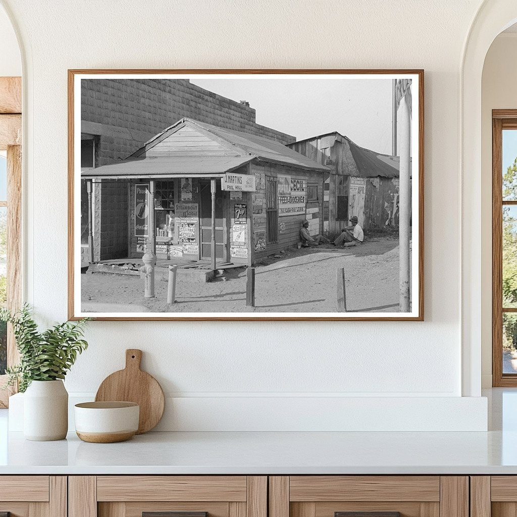 Pool Hall in Steele Missouri August 1938 Vintage Photo - Available at KNOWOL