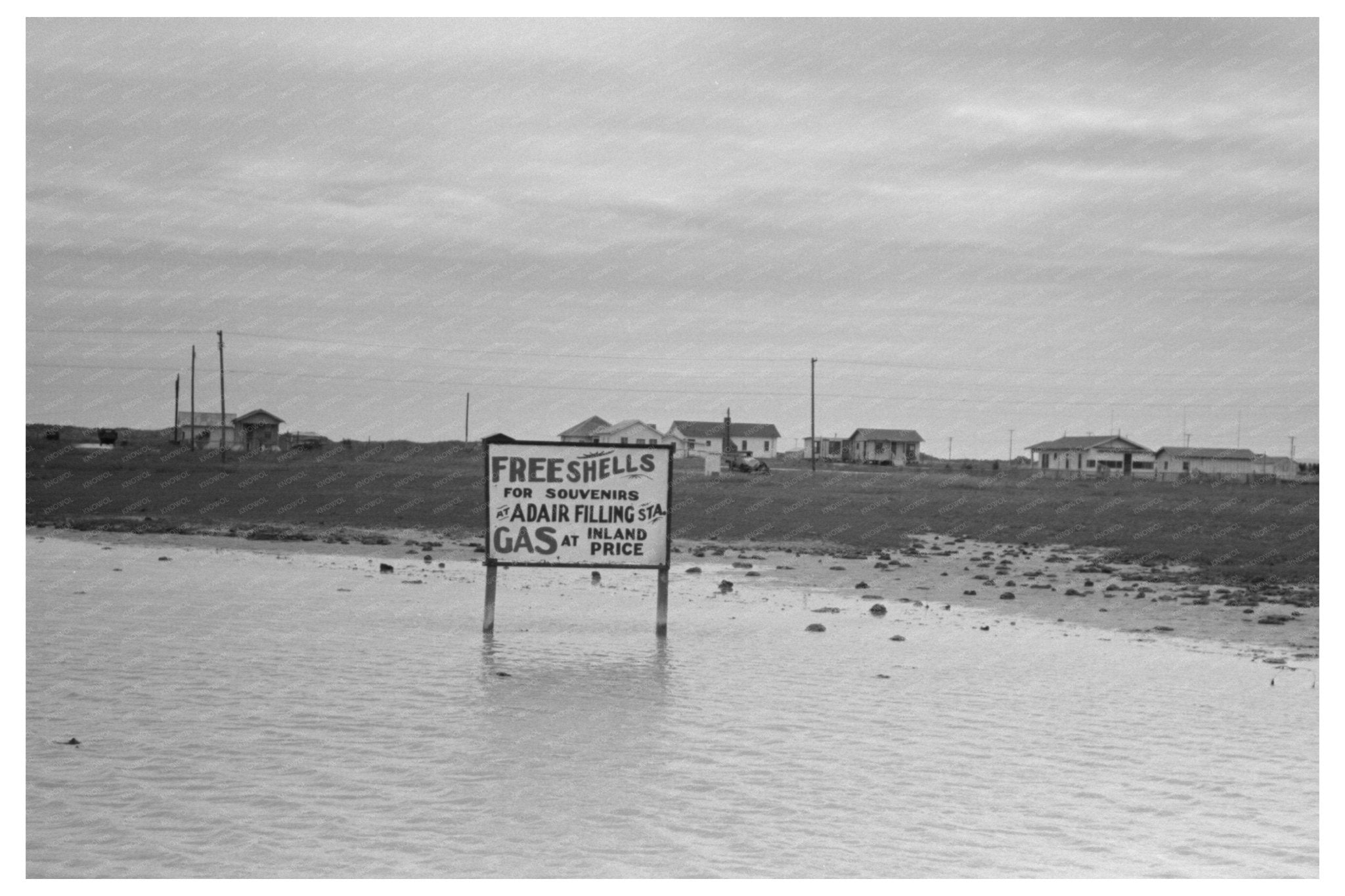 Port Aransas Texas Houses February 1939 Historical Image - Available at KNOWOL