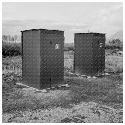 Portable Toilets for Mobile Camps in Oregon 1939 - Available at KNOWOL