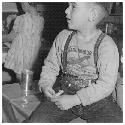 Portuguese Kindergarten Child San Leandro April 1942 - Available at KNOWOL