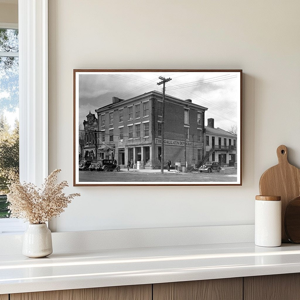 Posey Building Shawneetown Illinois Historic Site 1937 - Available at KNOWOL