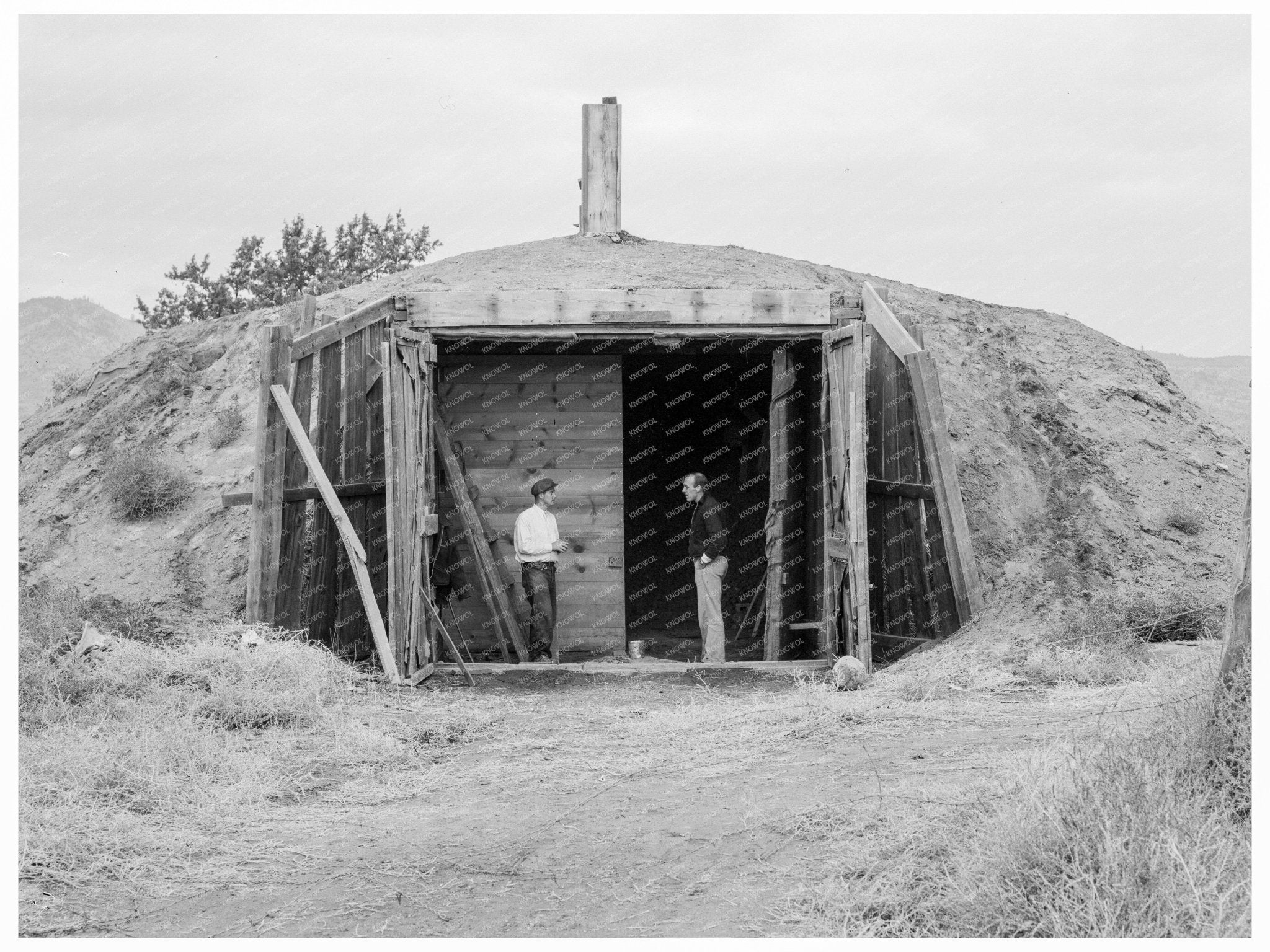 Potato Cellar in Merrill Oregon October 1939 - Available at KNOWOL