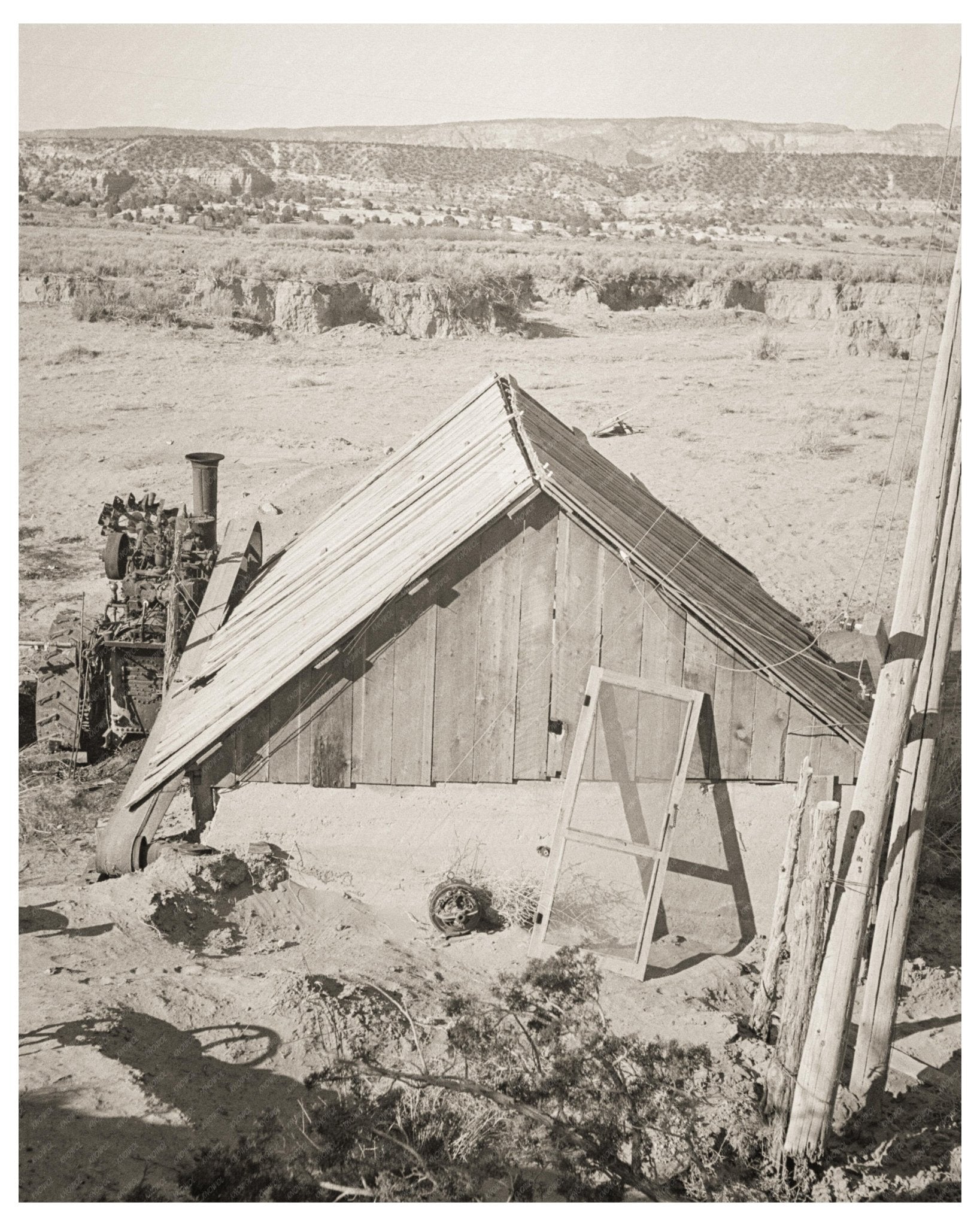 Power Station in Escalante Utah April 1936 Vintage Photo - Available at KNOWOL