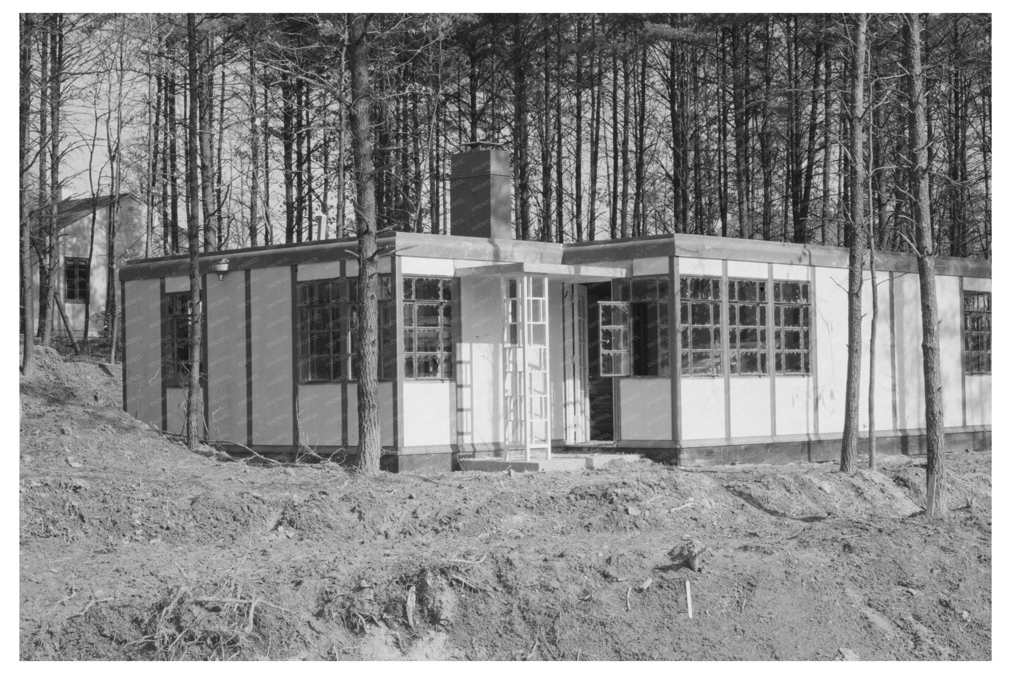 Pre - fabricated House in Greenbelt Maryland 1938 - Available at KNOWOL