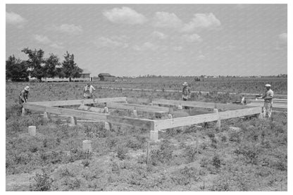 Precut Girders on Piers House Erection May 1938 - Available at KNOWOL