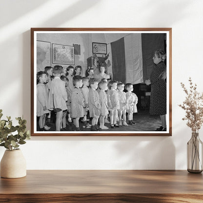 Preschool Children at French School New York 1944 - Available at KNOWOL